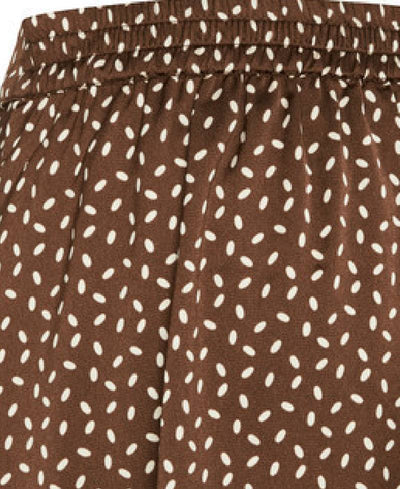 Bruuns Bazaar Acacia BB Amattas Skirt - Brown/Creme Dot Print