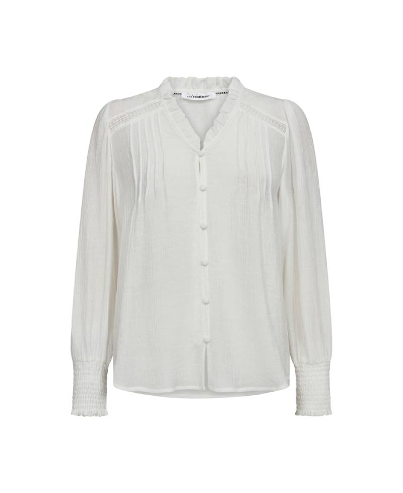 Co'Couture SelmaCC Pintuck Shirt - White