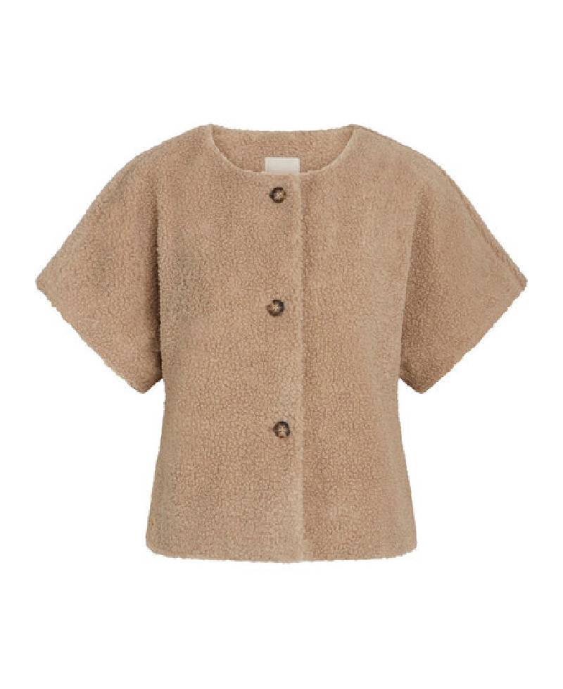 PBO Teddy Vest - 12 Mid Brown