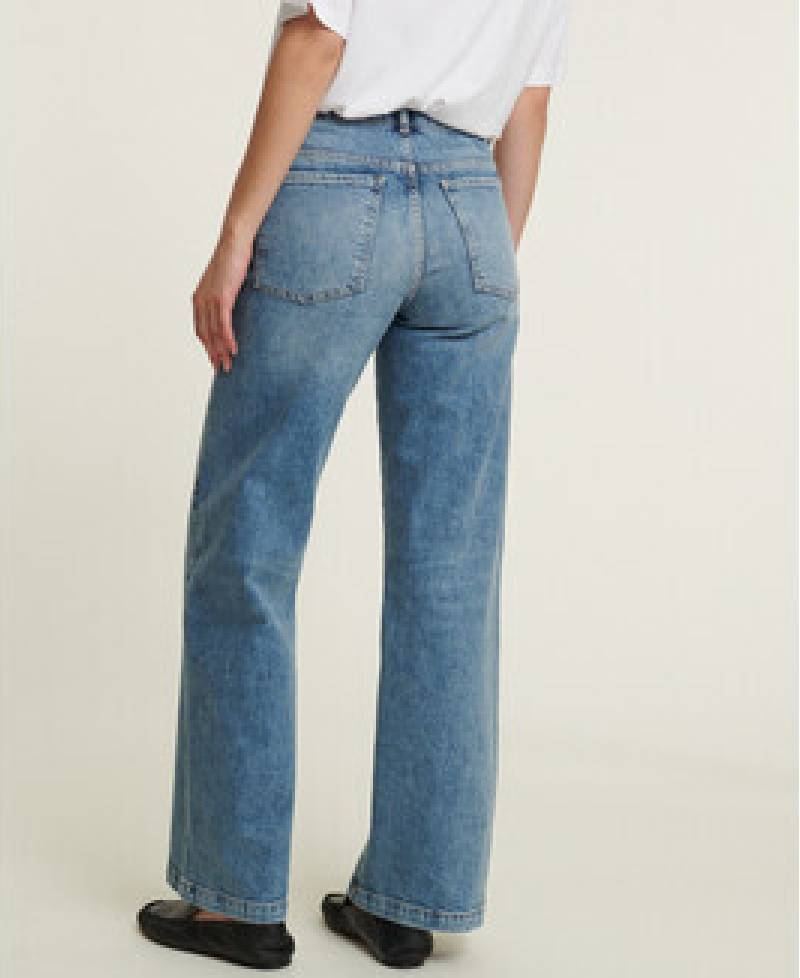 Basic Apparel Enya Jeans - 691 Stone Washed Denim