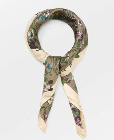 Beck Søndergaard Autumn Blackberry Sia Scarf - Fungi Brown