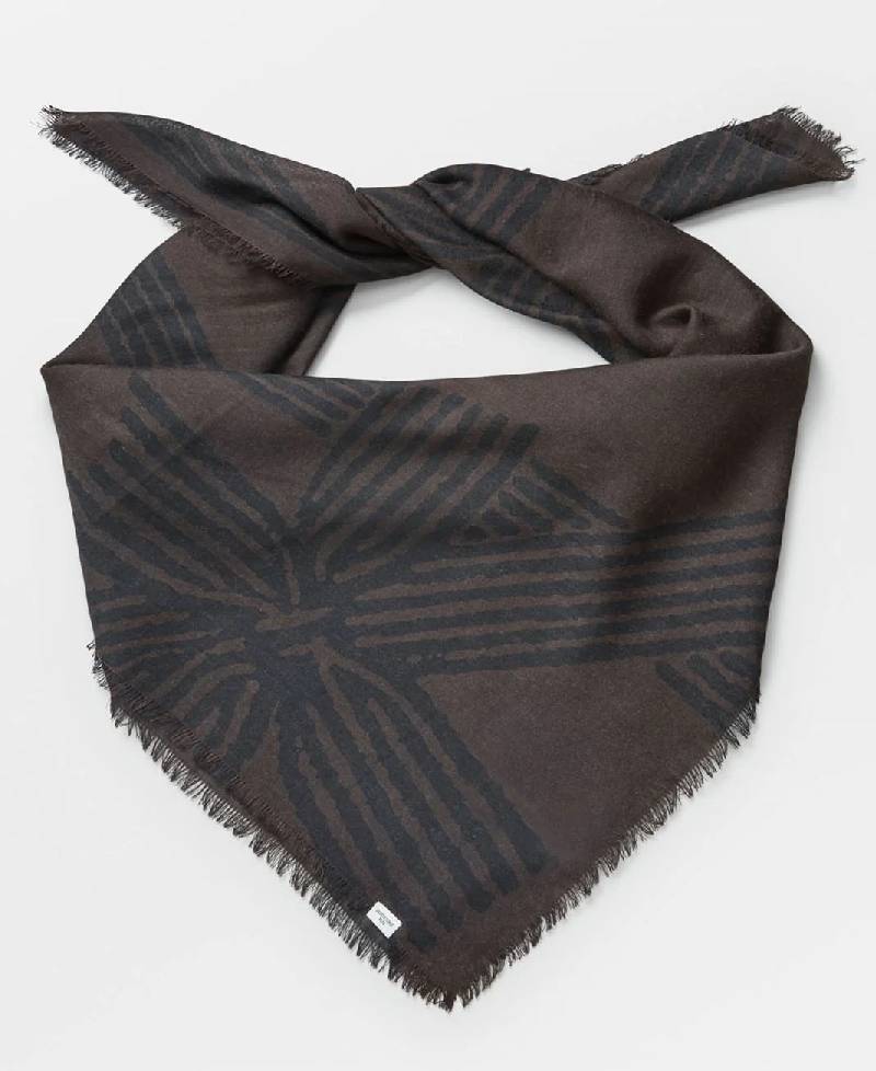 Beck Søndergaard Gava Siw Scarf-7050 Hot Fudge Brown