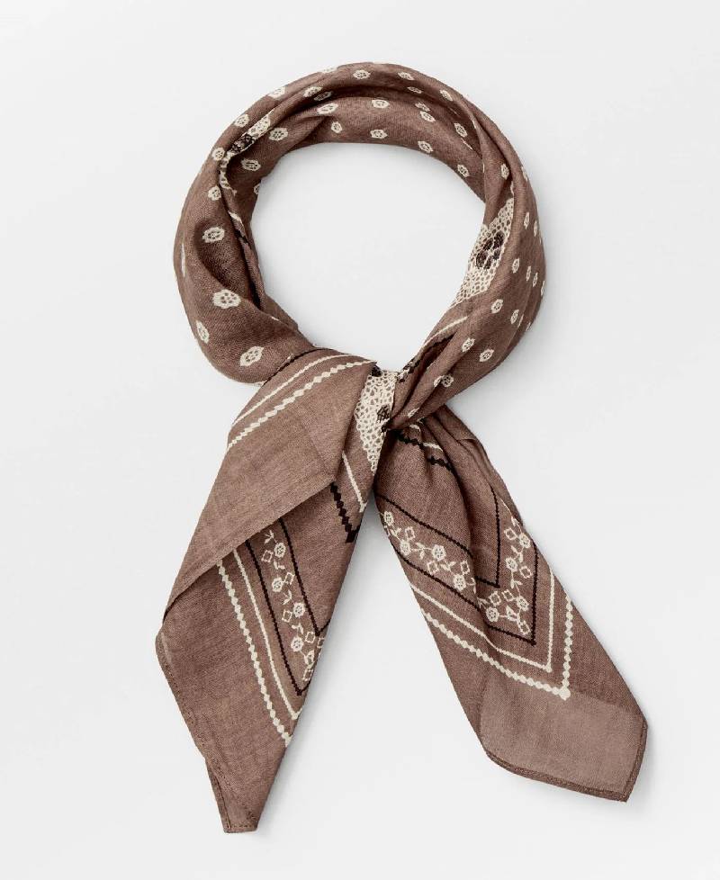 Beck Søndergaard Lacia Cotta Scarf - 1152 Pine Bark