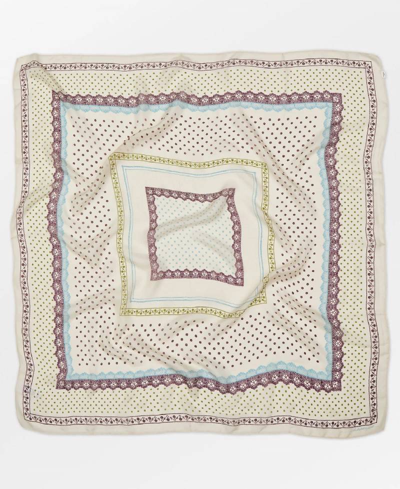 Beck Søndergaard Lacia Tabby Sia Scarf - 0080 Birch White