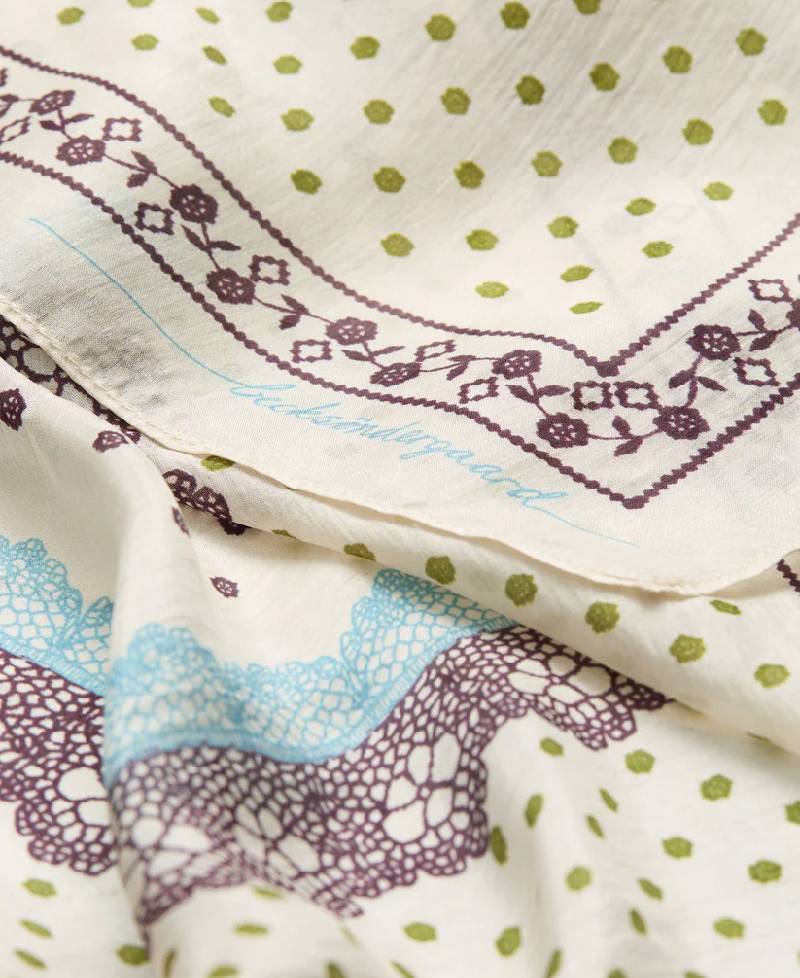 Beck Søndergaard Lacia Tabby Sia Scarf - 0080 Birch White