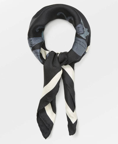 Beck Søndergaard Magna Flower Sia Scarf - Black