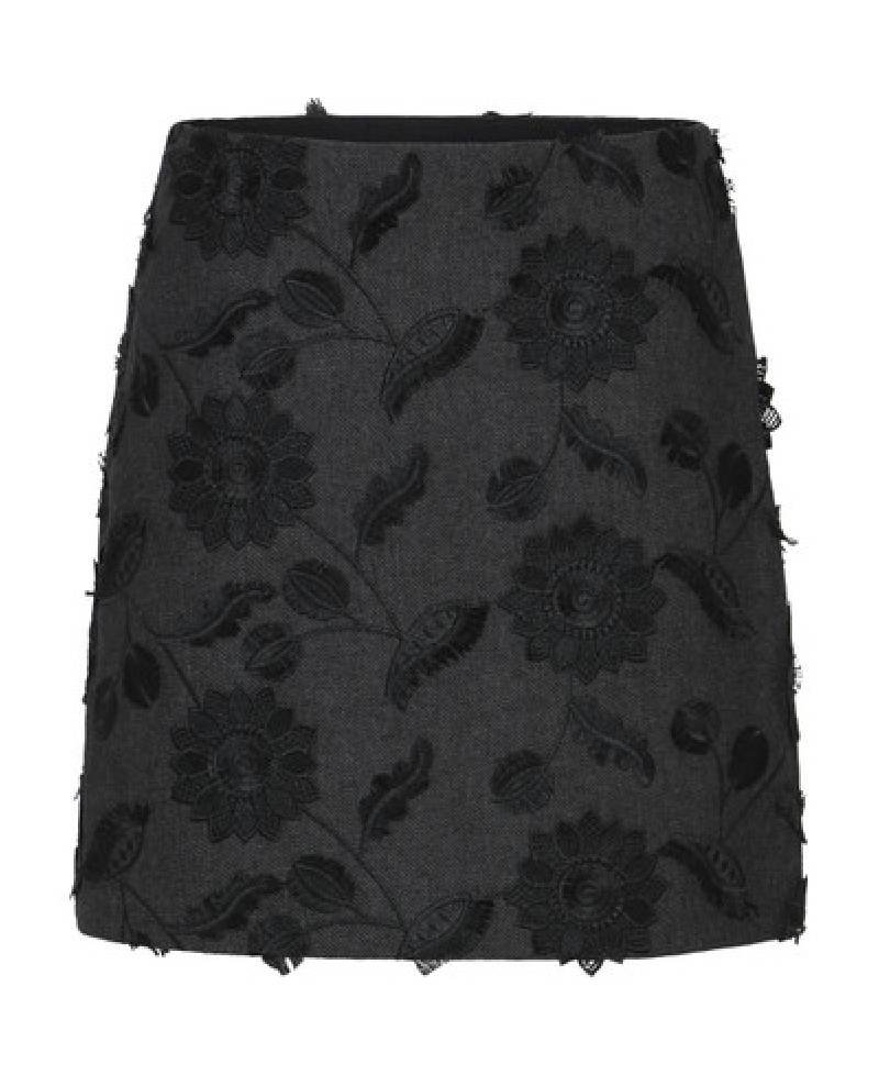 Bruuns Bazaar AlmondBB joannas Skirt - Black