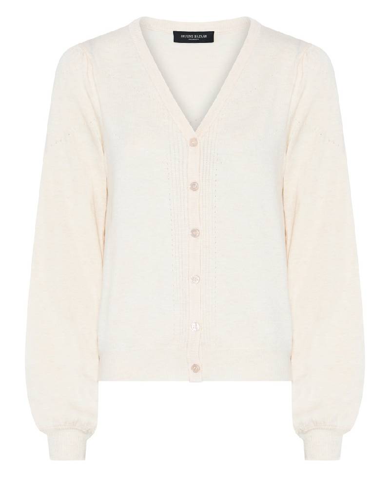 Bruuns Bazaar AnemoneBB Carlinas Cardigan - White Cream Melange