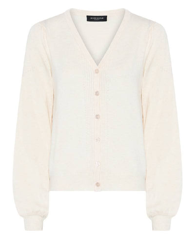 Bruuns Bazaar AnemoneBB Carlinas Cardigan - White Cream Melange