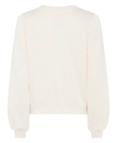 Bruuns Bazaar AnemoneBB Carlinas Cardigan - White Cream Melange