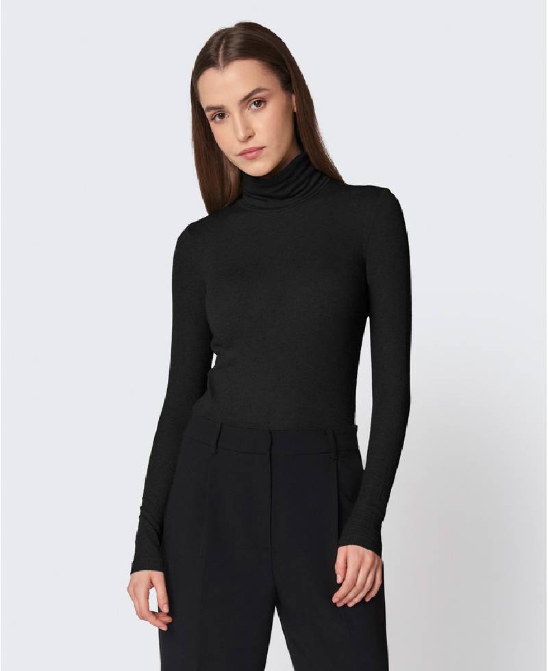 Bruuns Bazaar AngelaBB Roll Neck - Black