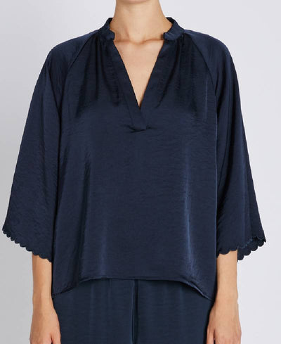 Bruuns Bazaar BeckiaBBWinny Blouse - Sky Captain