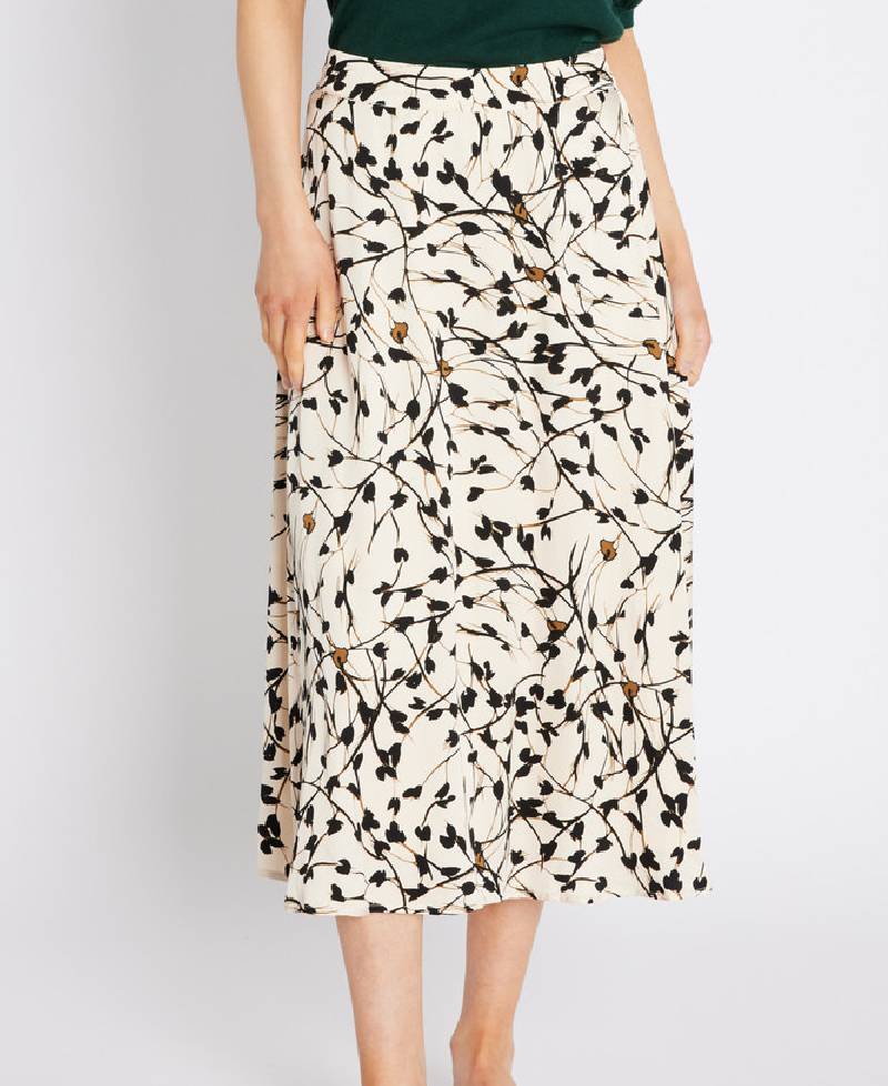 Bruuns Bazaar FloretBBAmattas skirt - White Cream AOP