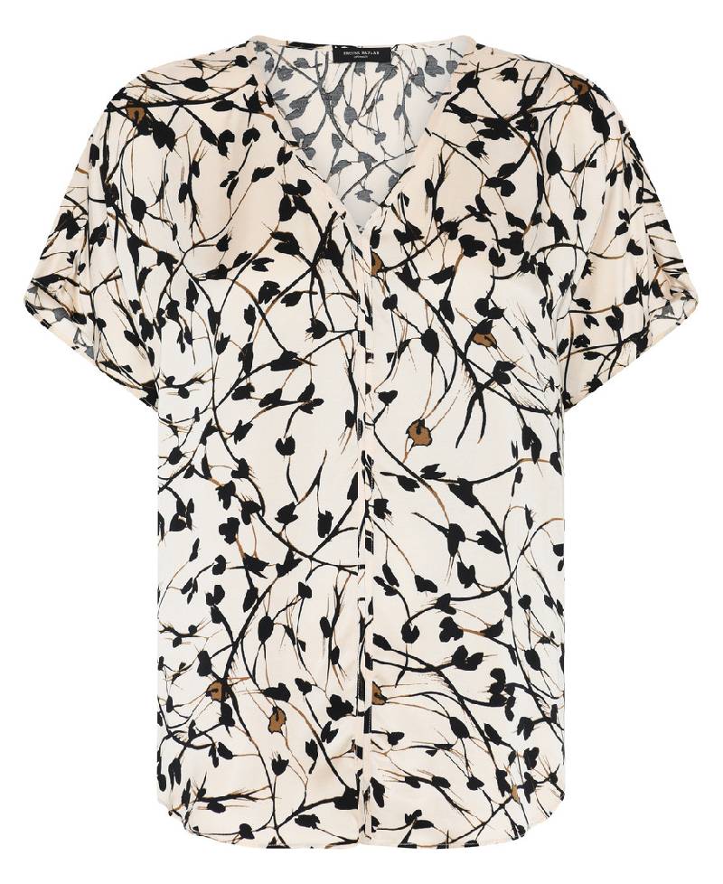 Bruuns Bazaar FloretBBPhina blouse -  White Cream AOP