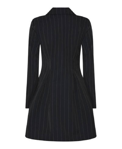 Bruuns Bazaar HydrangeaBBT Tova Dress - Black Pinstripe