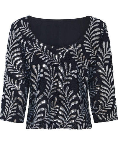 Bruuns Bazaar KumarahouBB Ignara Blouse - Dark Blue Silver