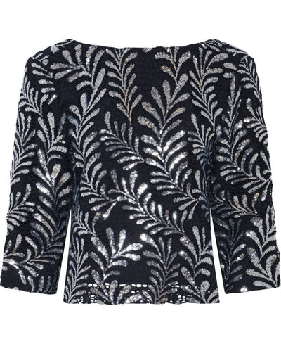 Bruuns Bazaar KumarahouBB Ignara Blouse - Dark Blue Silver