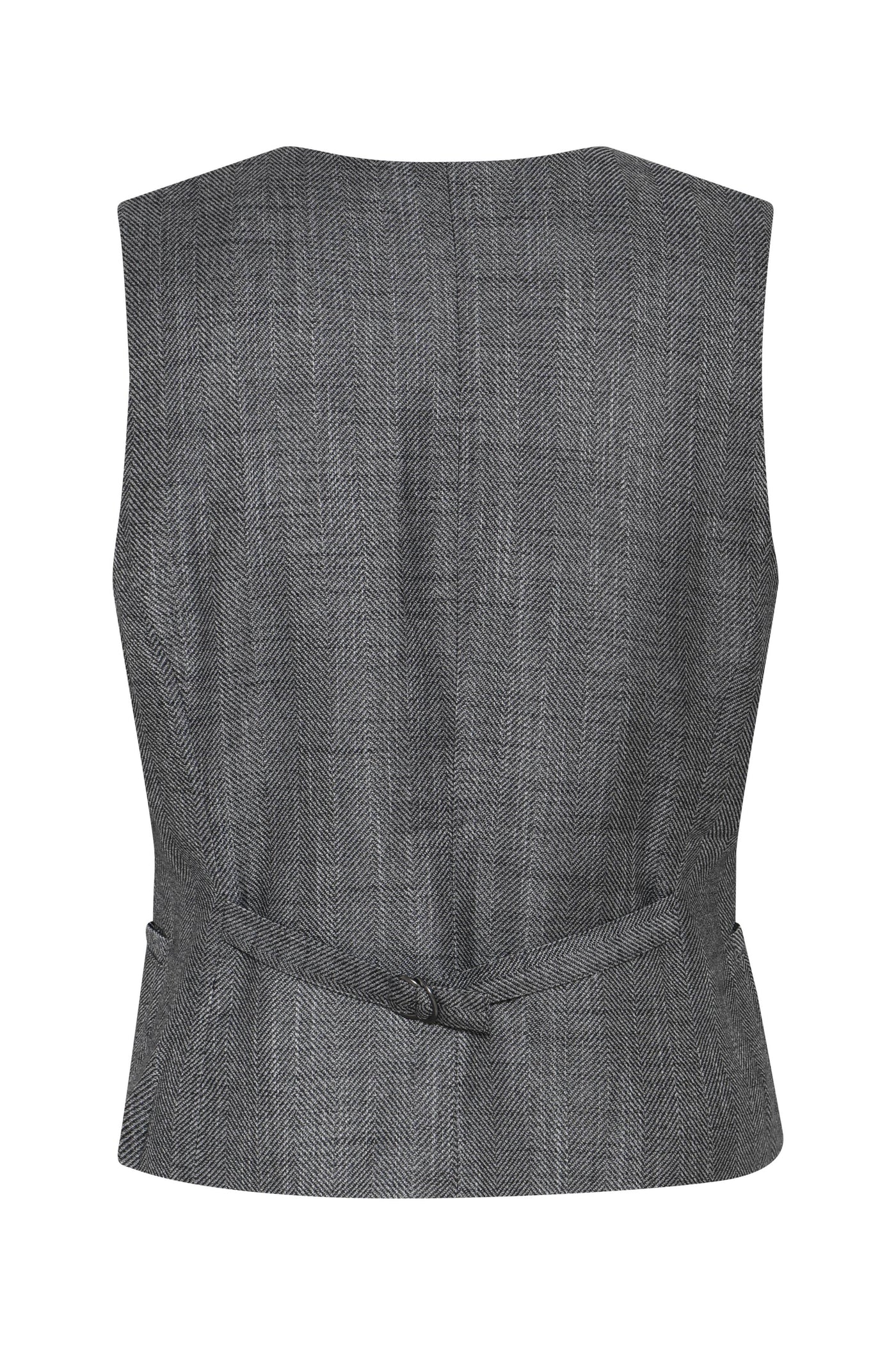 Bruuns Bazaar KuraBBBielle Waistcoat - Grey Herringbone