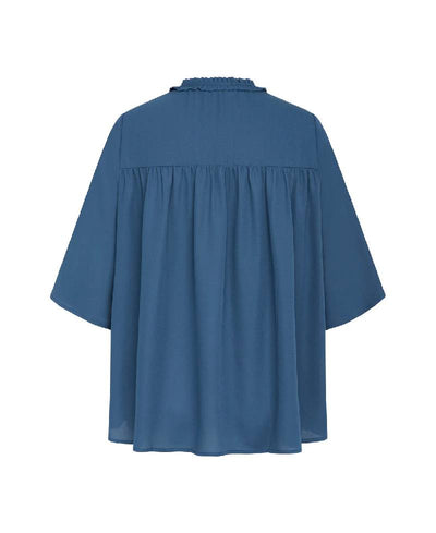 Bruuns Bazaar Camilla BB Kasikas Blouse - Dark Blue