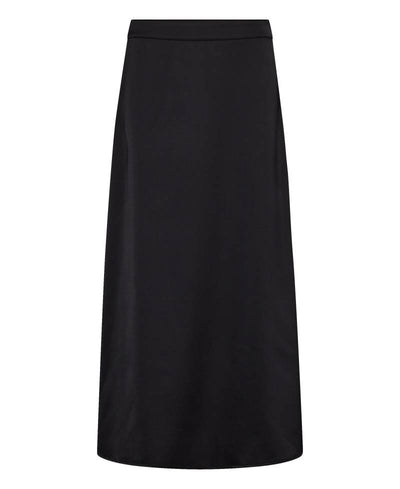 Co Couture AdnaCC Sateen Skirt Black