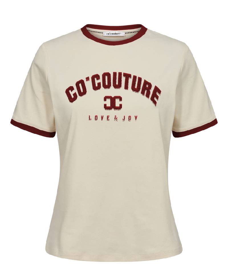 Co Couture EdgeCC Tee - 186 Burgendy