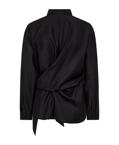 Co Couture IdinaCC Tie Shirt - Black