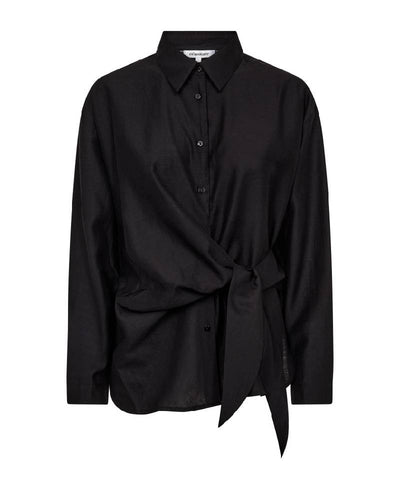 Co Couture IdinaCC Tie Shirt - Black