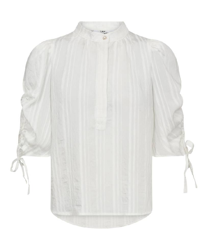 Co Couture KesiCC SS Puff Blouse - White