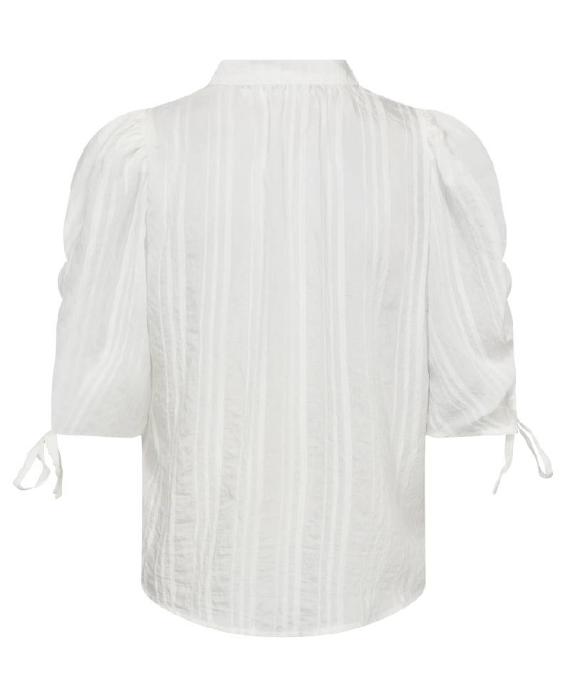 Co Couture KesiCC SS Puff Blouse - White