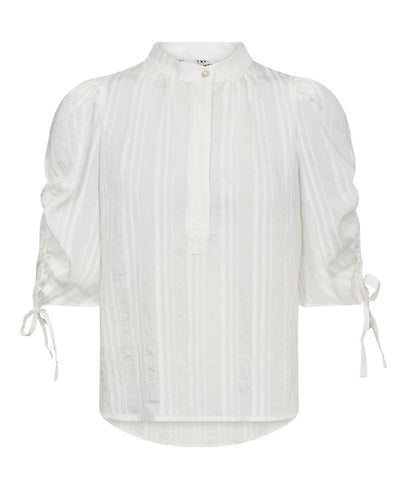 Co Couture KesiCC SS Puff Blouse - White