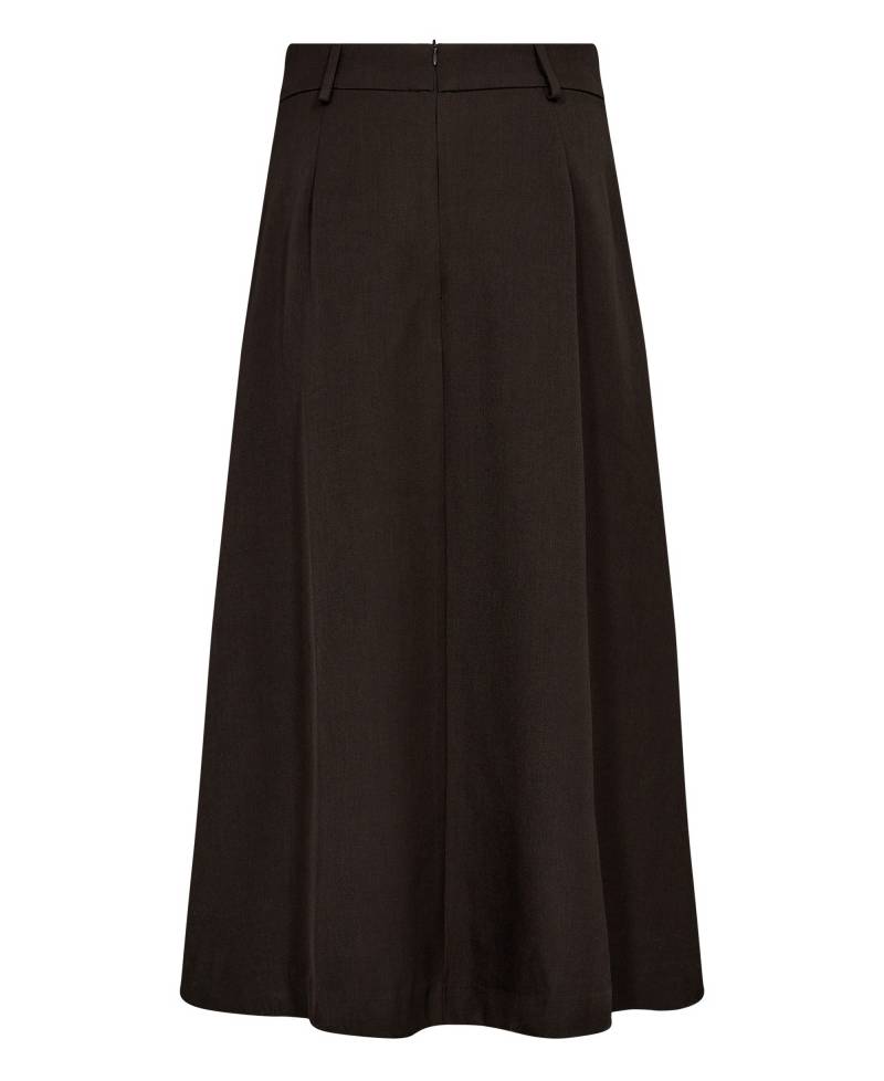 Co Couture LunaCC Pocket Pleat Skirt - 145 Dark Brown