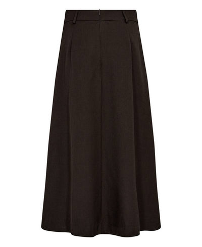 Co Couture LunaCC Pocket Pleat Skirt - 145 Dark Brown