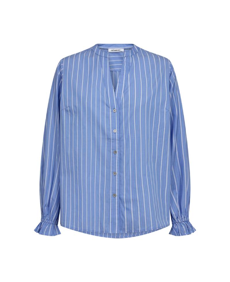 Co Couture MalouCC Stripe V-Shirt - 76 New Blue