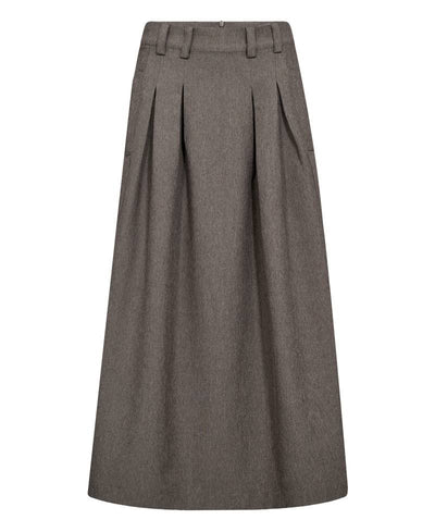Co Couture NanaCC Pleat Skirt - 984 Mink