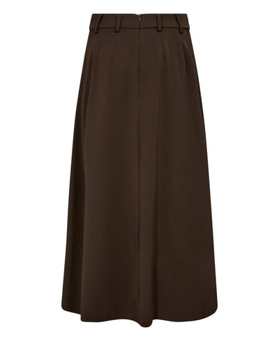 Co'Couture AnyaCC Pleat Skirt - 83 Mocca