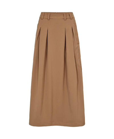 Co'Couture AnyaCC Pleat Skirt - Khaki