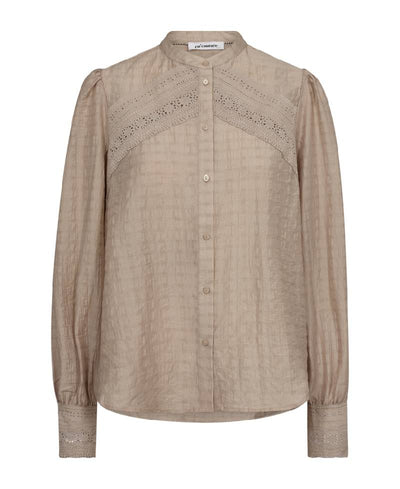 Co´Couture Barretcc Anglaise Shirt - Feather