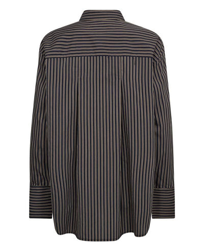 Co'Couture FinaCC Striped-Shirt -96 Black