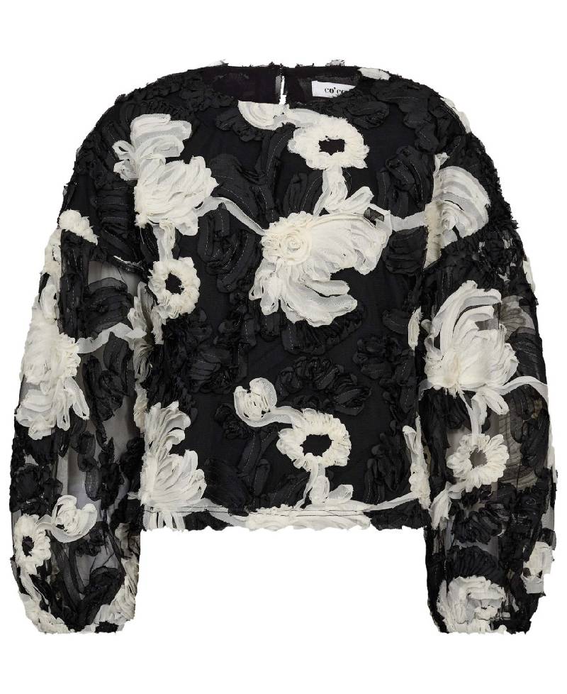 Co'Couture FleurCC Flyffy Blouse - Black