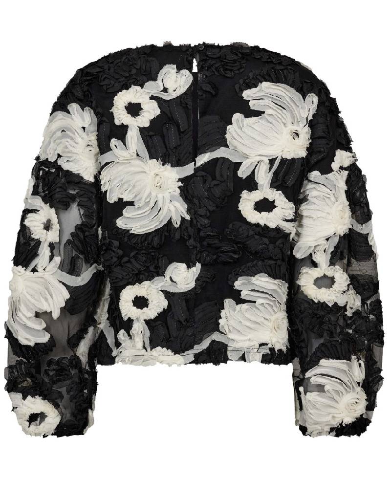 Co'Couture FleurCC Flyffy Blouse - Black