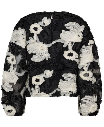Co'Couture FleurCC Flyffy Blouse - Black