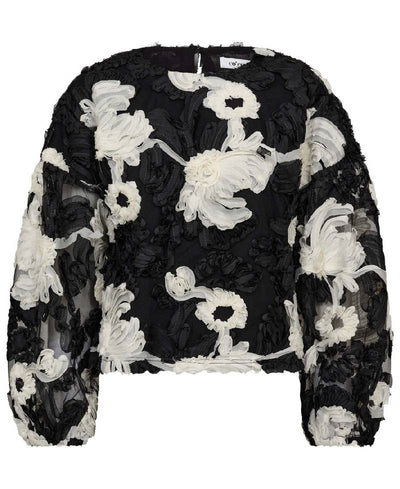 Co'Couture FleurCC Flyffy Blouse - Black