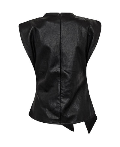 Co'Couture GittCC Pleat Top - 96 Black