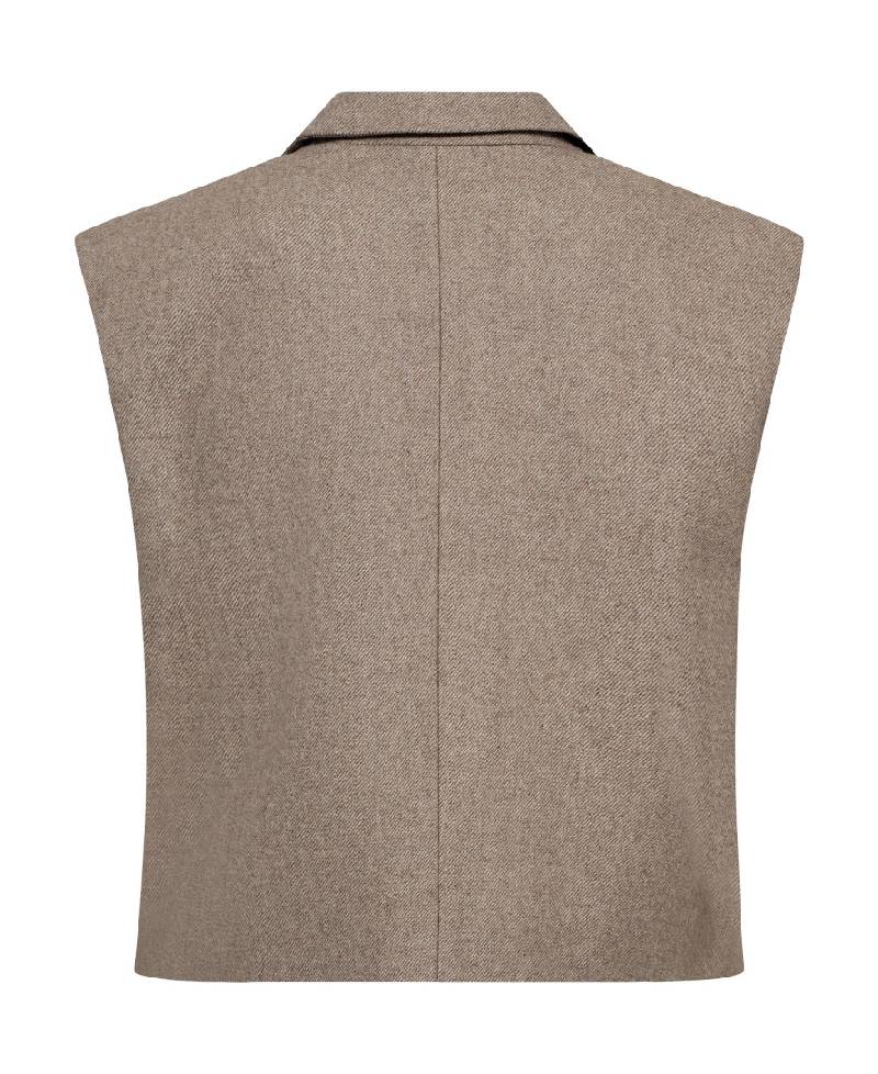 Co'Couture MeeraCC Vest - 154 Walnut