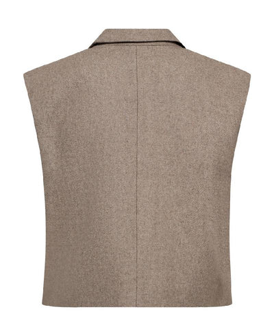 Co'Couture MeeraCC Vest - 154 Walnut
