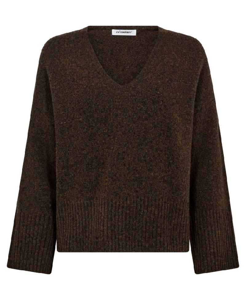 Co'Couture RogerCC V-Neck - 83 mocca