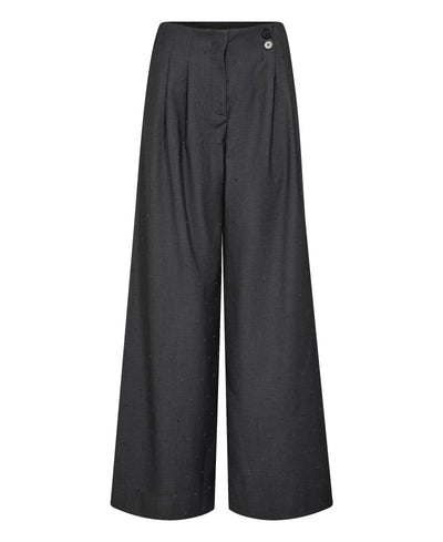 Co'Couture SagaCC Pleat Pant - Mid Grey