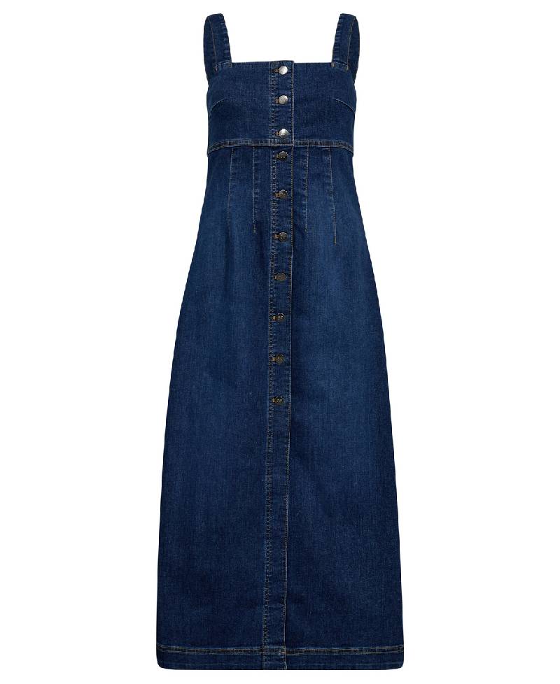 Co'Couture TylerCC Denim Long Dress - Denim Blue