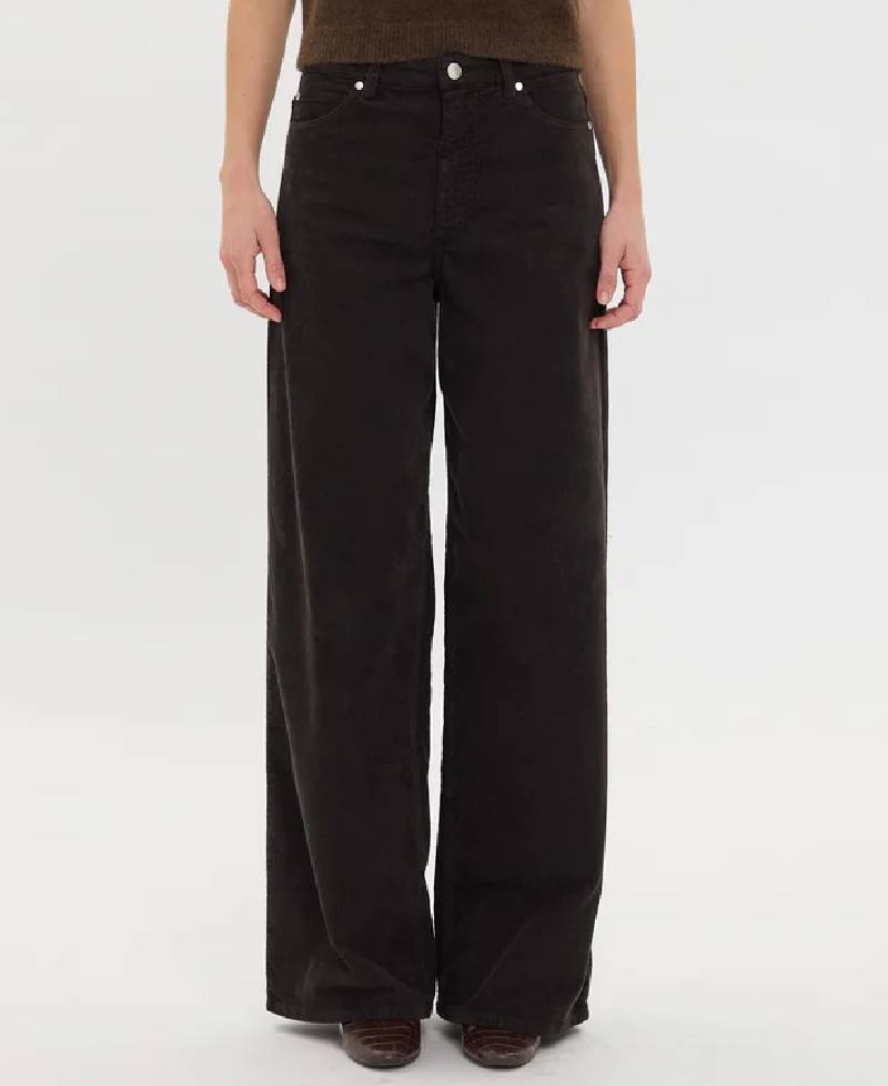 Five Units AbbyFV 393 Long Pant - Dark Coffee Corduroy