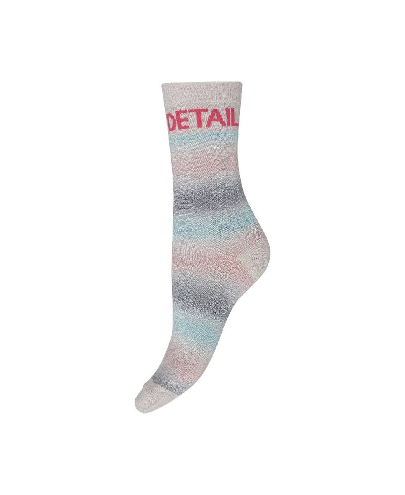 Hype The Detail Fashion Sock - 3-21444-75-9144 Glimmer Multi Pink
